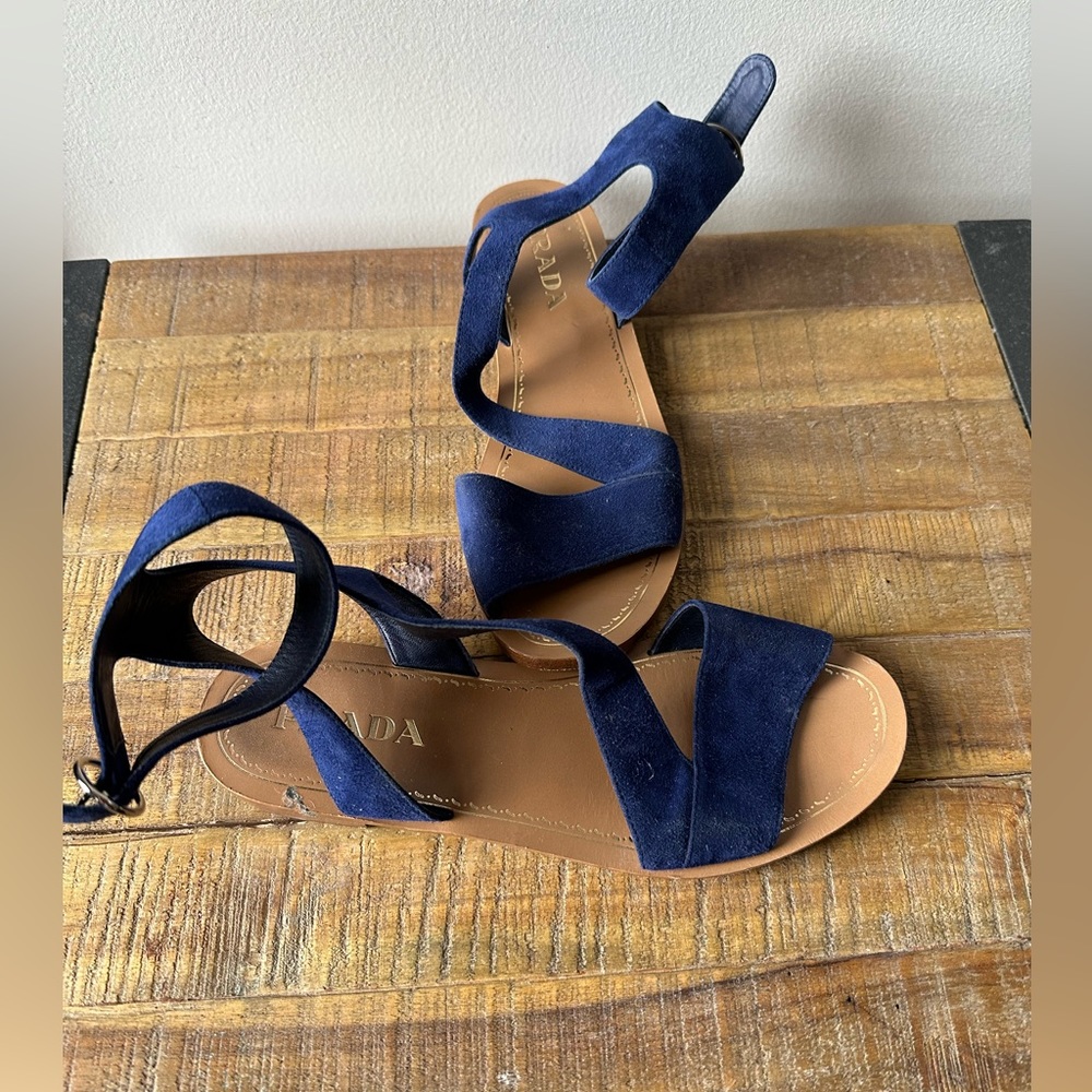 Blue prada sandals authentic - Picture 3 of 3